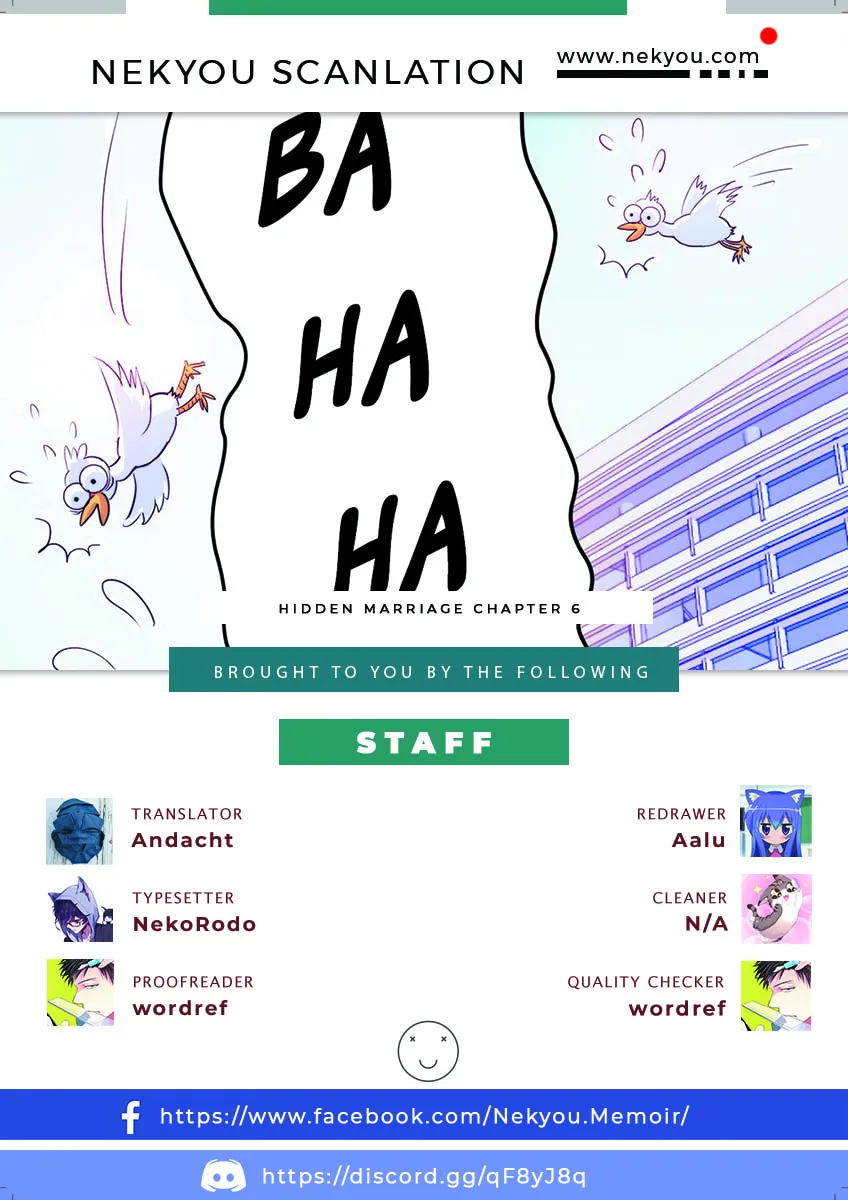 Read Full Marks Hidden Marriage (Colored) chapter 6 image 1 on Lezhin