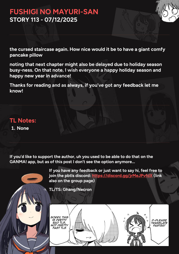 Read Fushigi no Mayuri-san chapter 113 image 4 on Lezhin