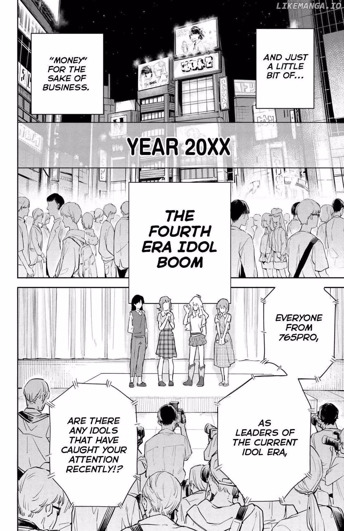 Read Gakuen Idolmaster Gold Rush chapter 1 image 4 on Lezhin