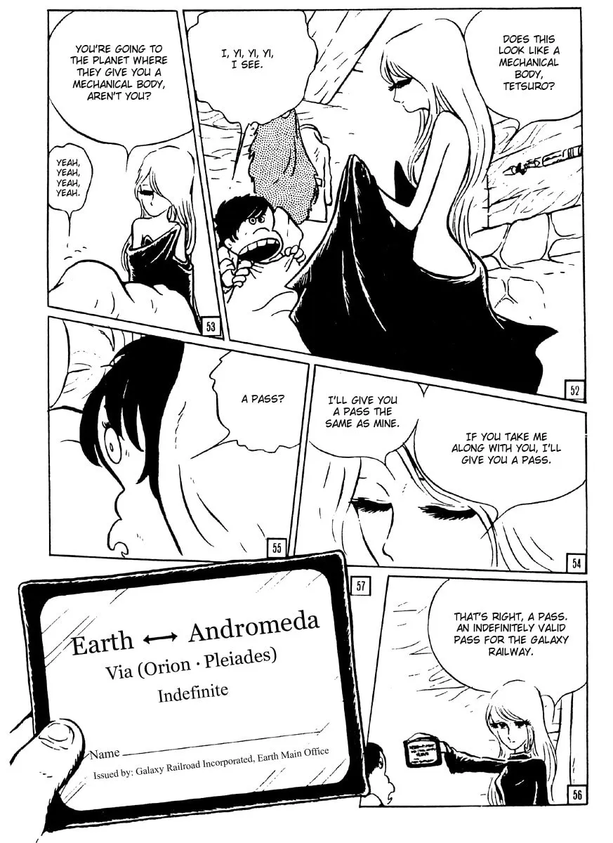 Read Galaxy Express 999 chapter 1 image 12 on Lezhin