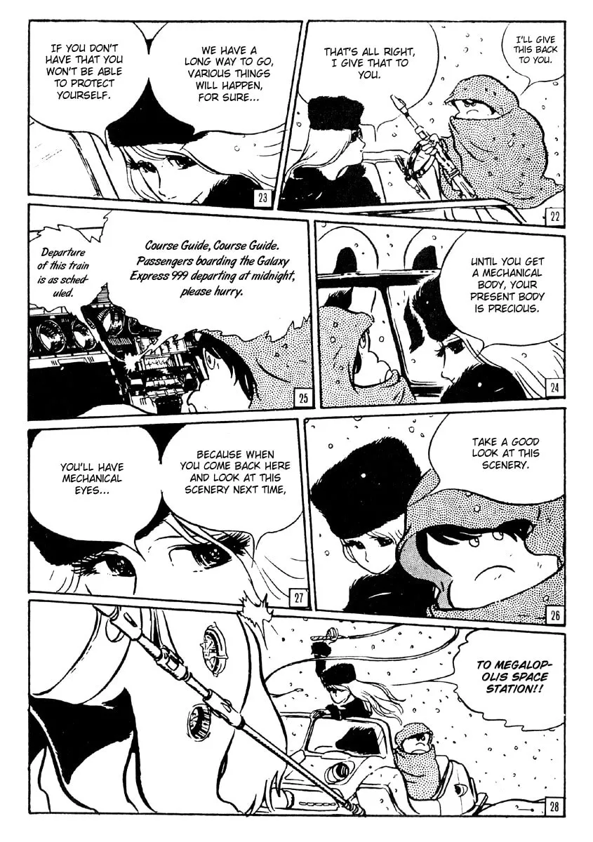 Read Galaxy Express 999 chapter 1 image 21 on Lezhin