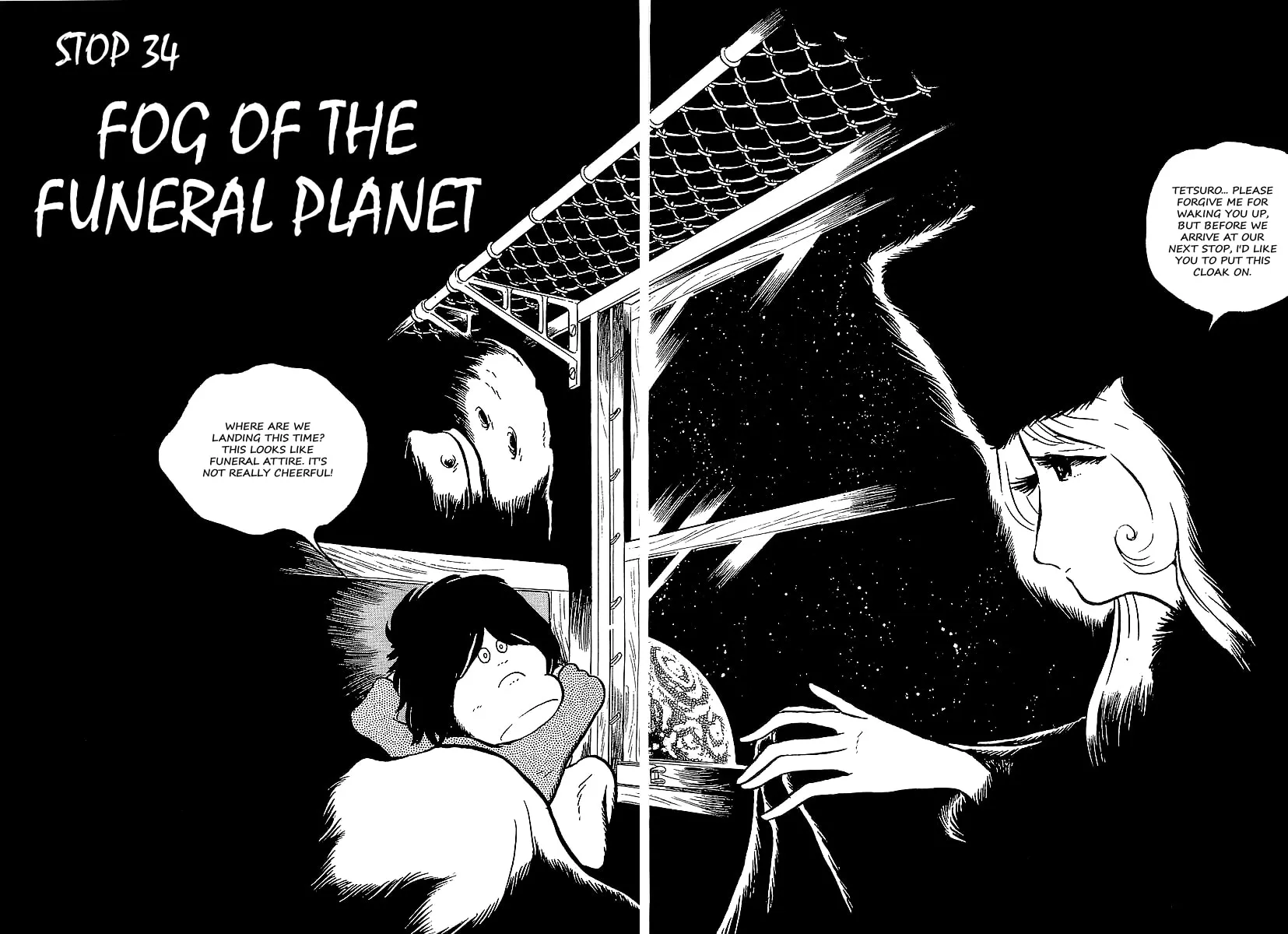 Read Galaxy Express 999 chapter 34 image 1 on Lezhin