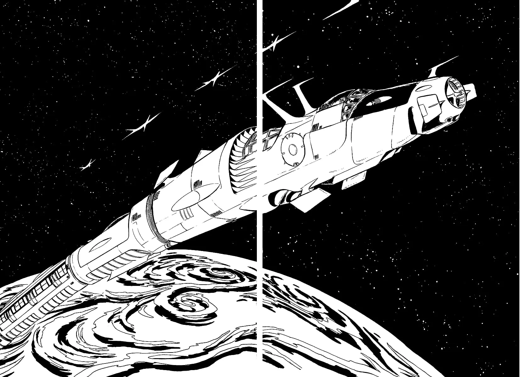 Read Galaxy Express 999 chapter 35 image 14 on Lezhin