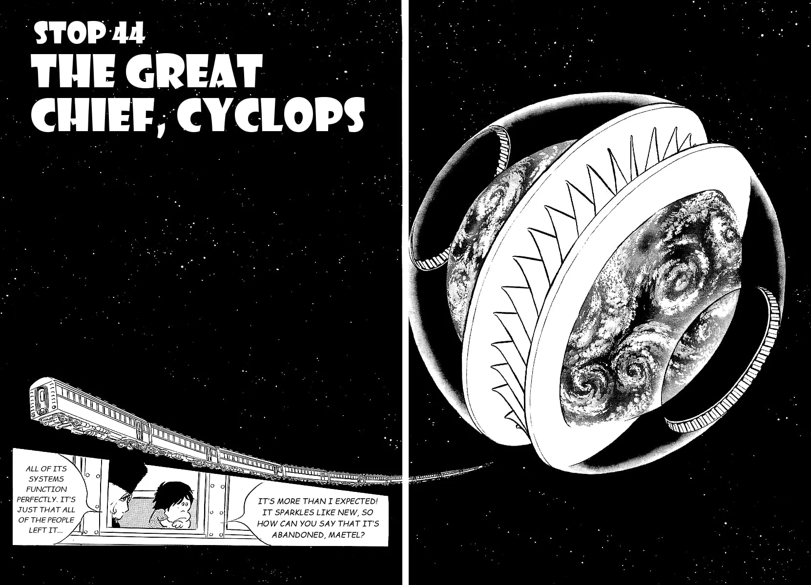 Read Galaxy Express 999 chapter 44 image 1 on Lezhin