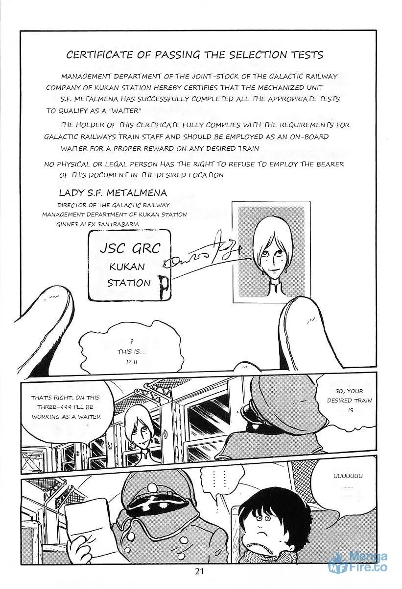 Read Galaxy Express 999 chapter 80 image 23 on Lezhin