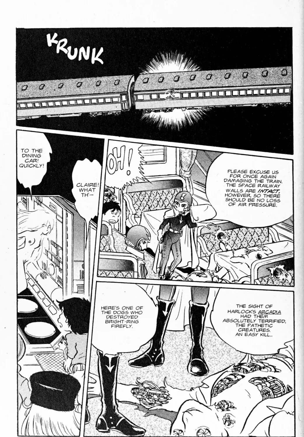 Read Galaxy Express 999 chapter 95 image 158 on Lezhin