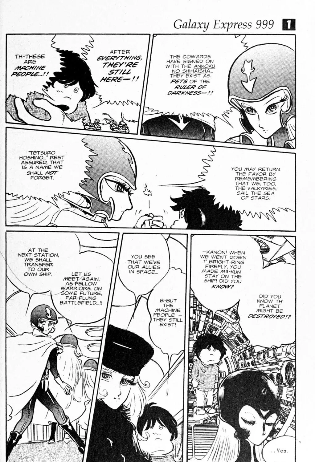 Read Galaxy Express 999 chapter 95 image 160 on Lezhin