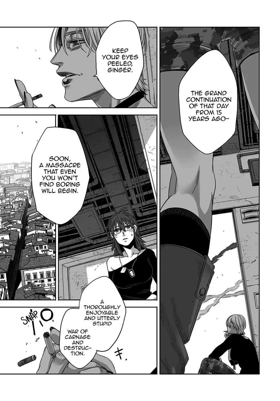 Read Gangsta.  Manga chapter 49 image 5 on Lezhin