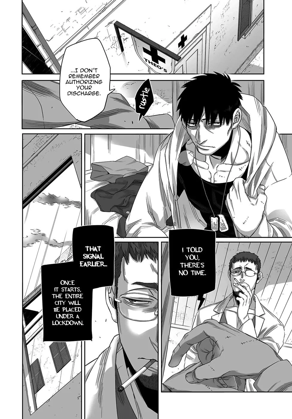 Read Gangsta.  Manga chapter 49 image 6 on Lezhin
