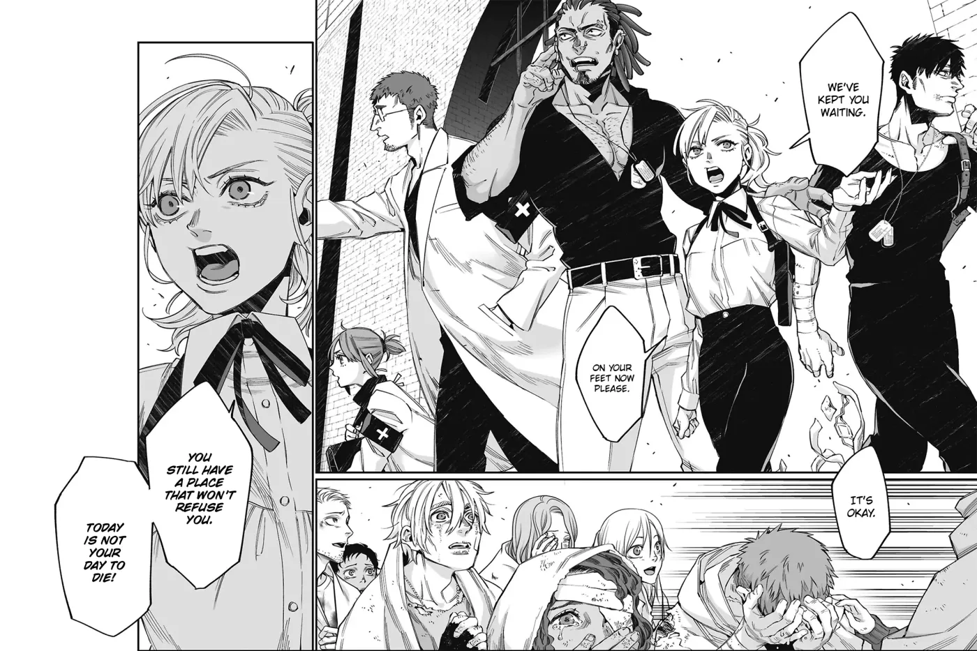 Read Gangsta.  Manga chapter 57 image 4 on Lezhin