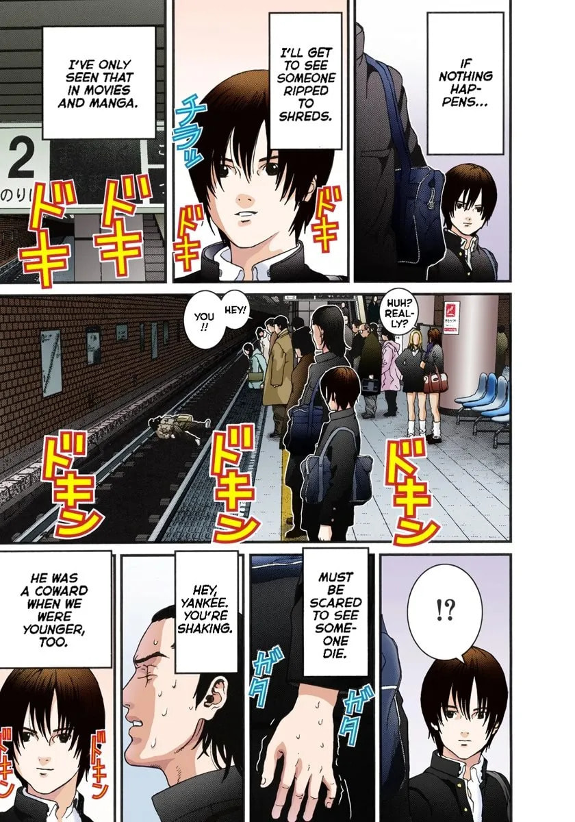 Read Gantz - Digital Colored Comics (Colored) chapter 0 image 12 on Lezhin