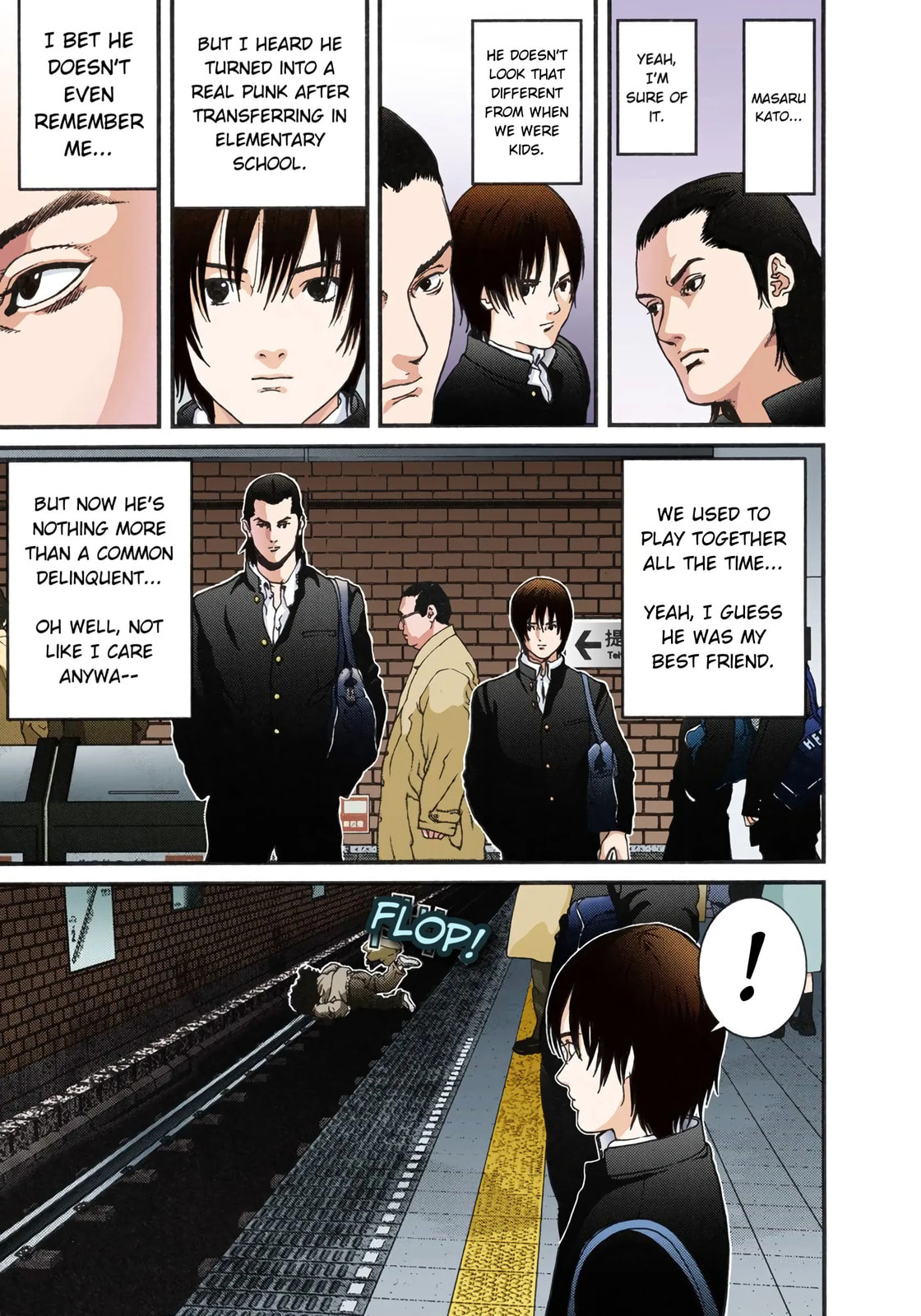 Read Gantz - Digital Colored Comics (Colored) chapter 1 image 10 on Lezhin