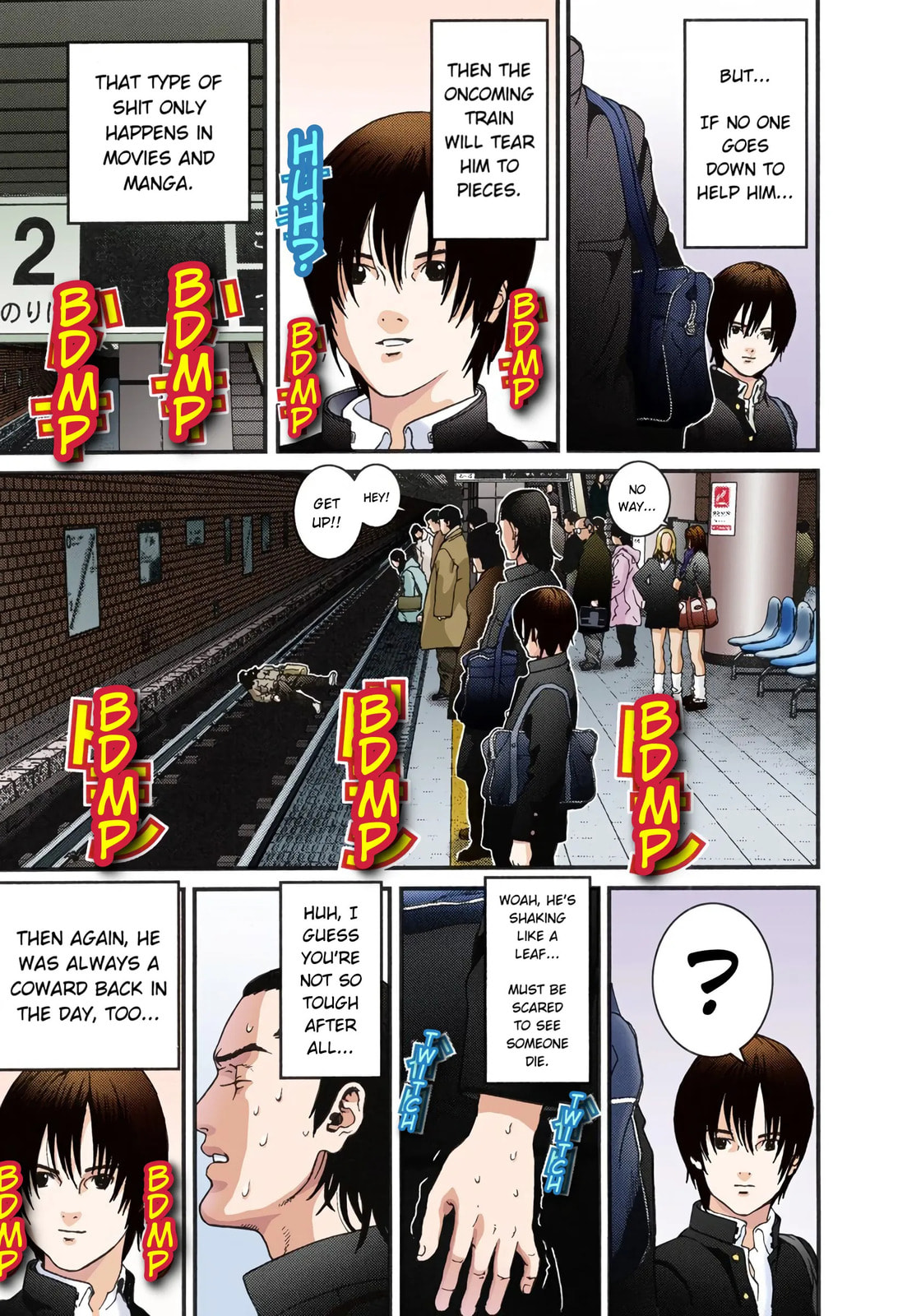 Read Gantz - Digital Colored Comics (Colored) chapter 1 image 12 on Lezhin