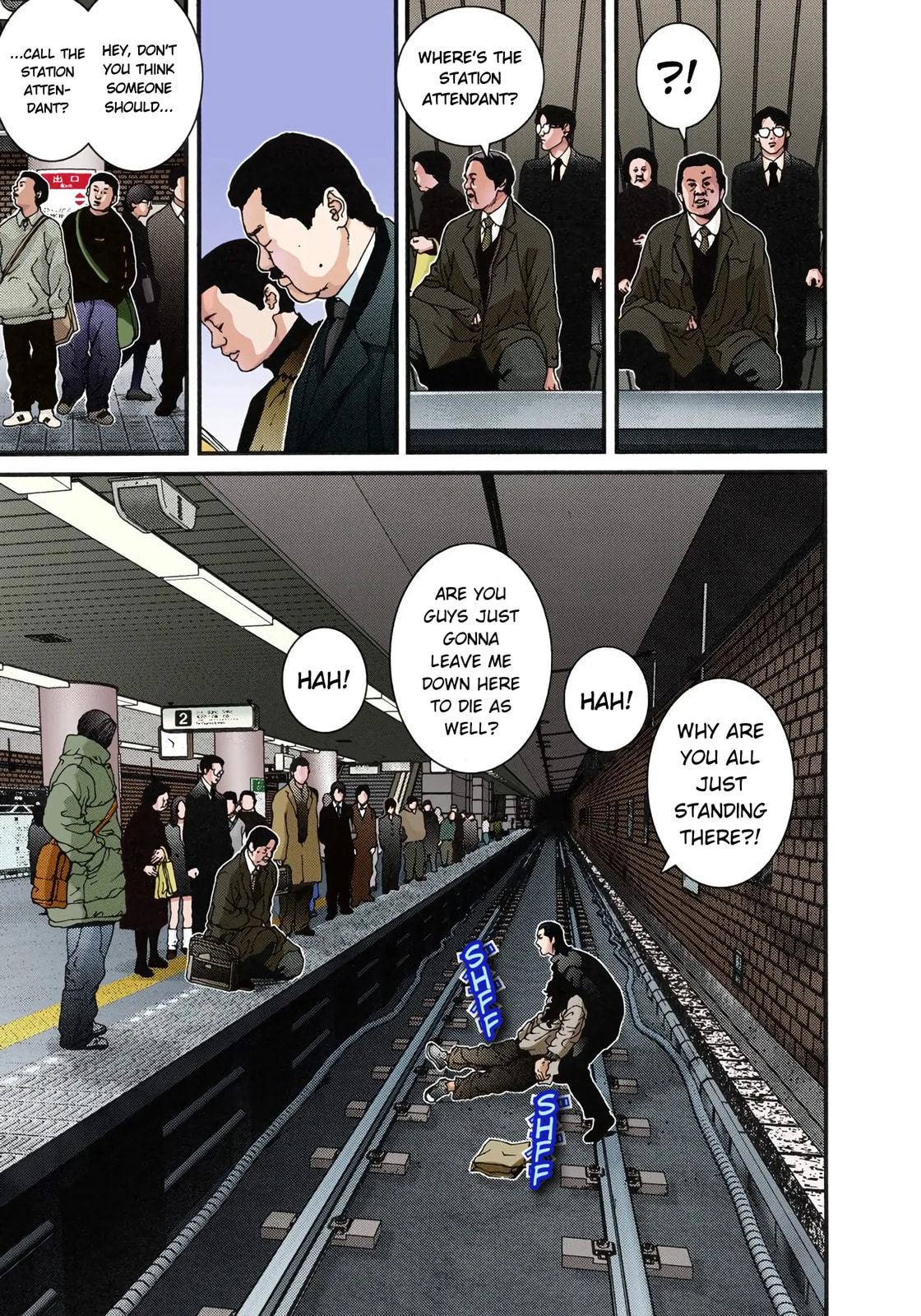 Read Gantz - Digital Colored Comics (Colored) chapter 1 image 16 on Lezhin