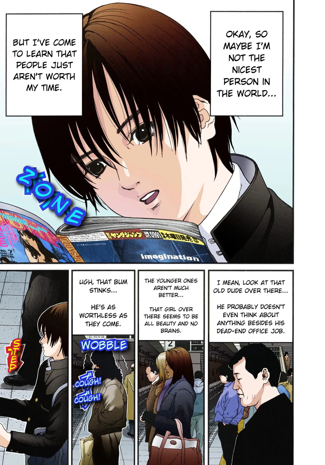 Read Gantz - Digital Colored Comics (Colored) chapter 1 image 8 on Lezhin