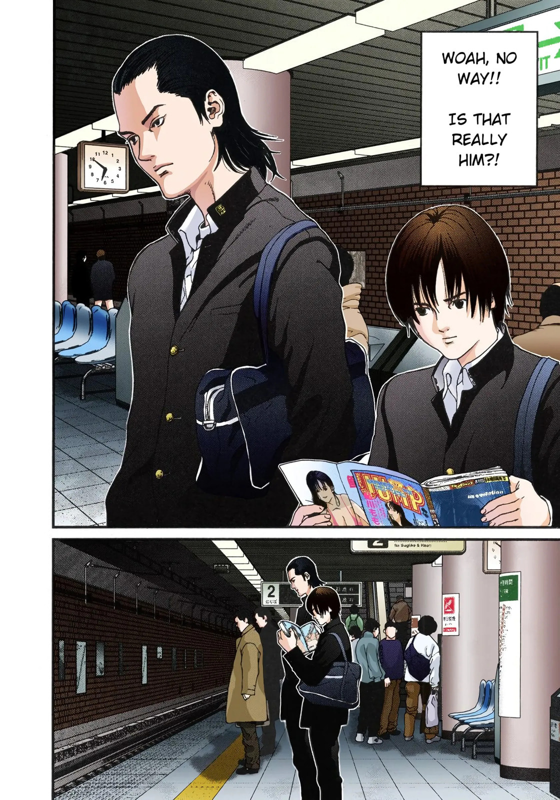 Read Gantz - Digital Colored Comics (Colored) chapter 1 image 9 on Lezhin