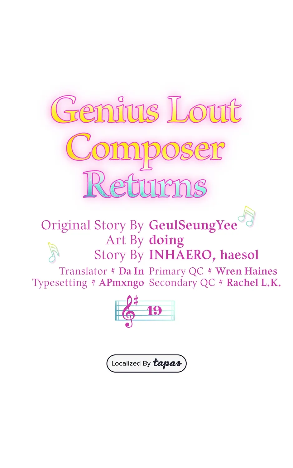 Read Genius Lout Composer Returns chapter 19 image 18 on Lezhin