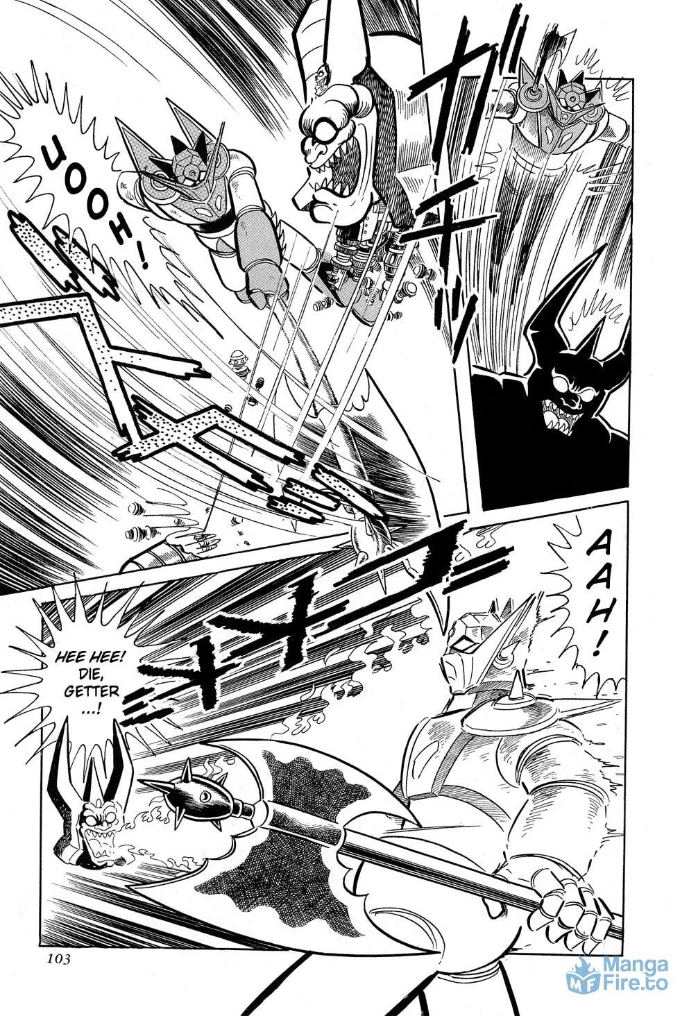Read Getter Robo G chapter 1 image 102 on Lezhin