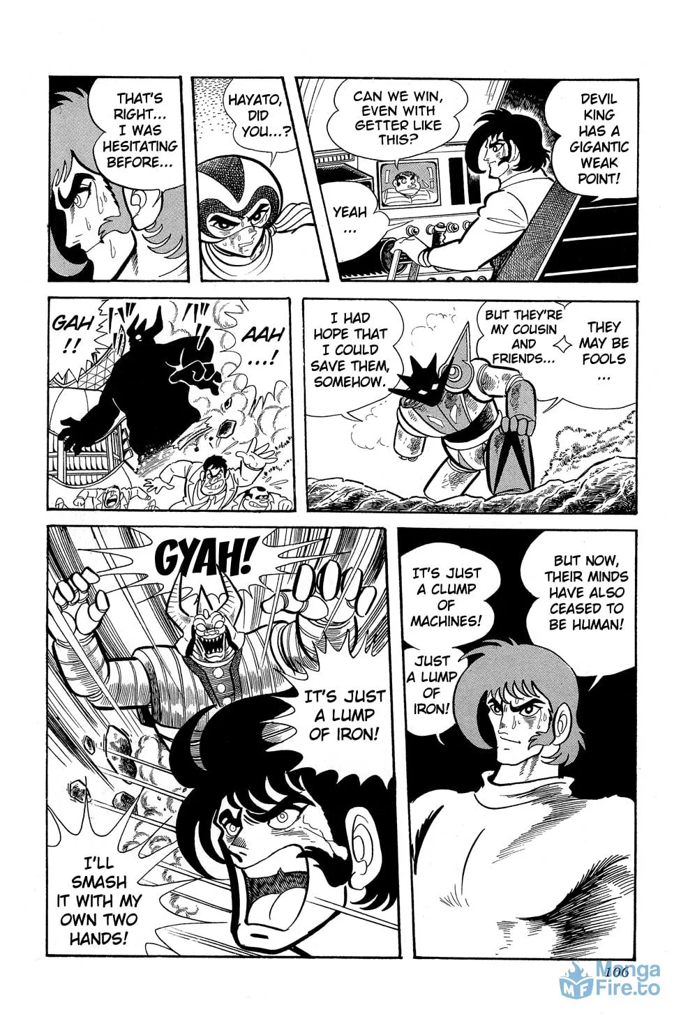 Read Getter Robo G chapter 1 image 105 on Lezhin