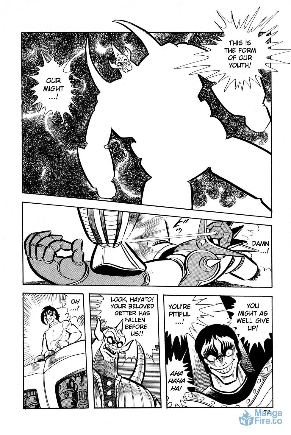 Read Getter Robo G chapter 1 image 72 on Lezhin