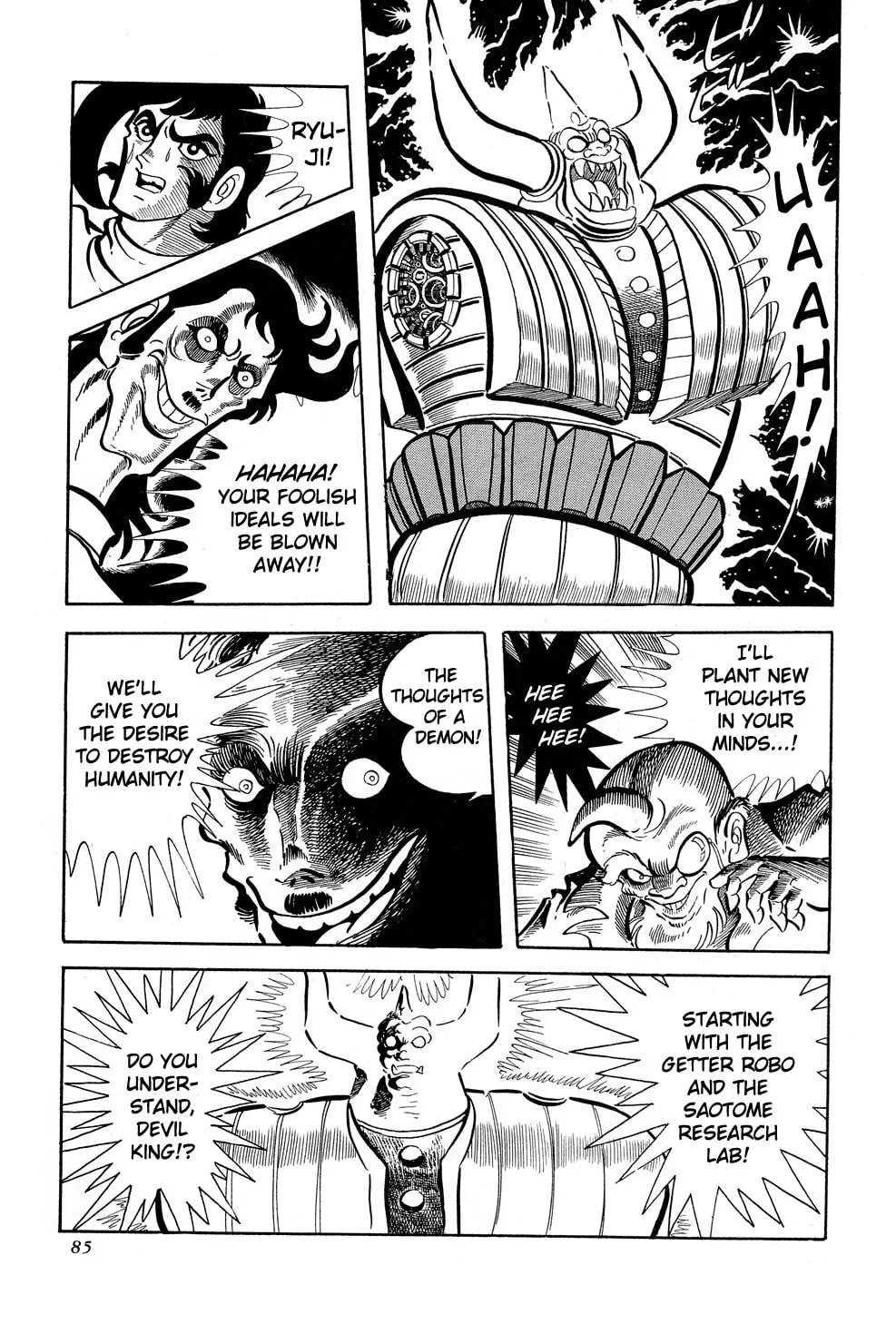 Read Getter Robo G chapter 1 image 85 on Lezhin