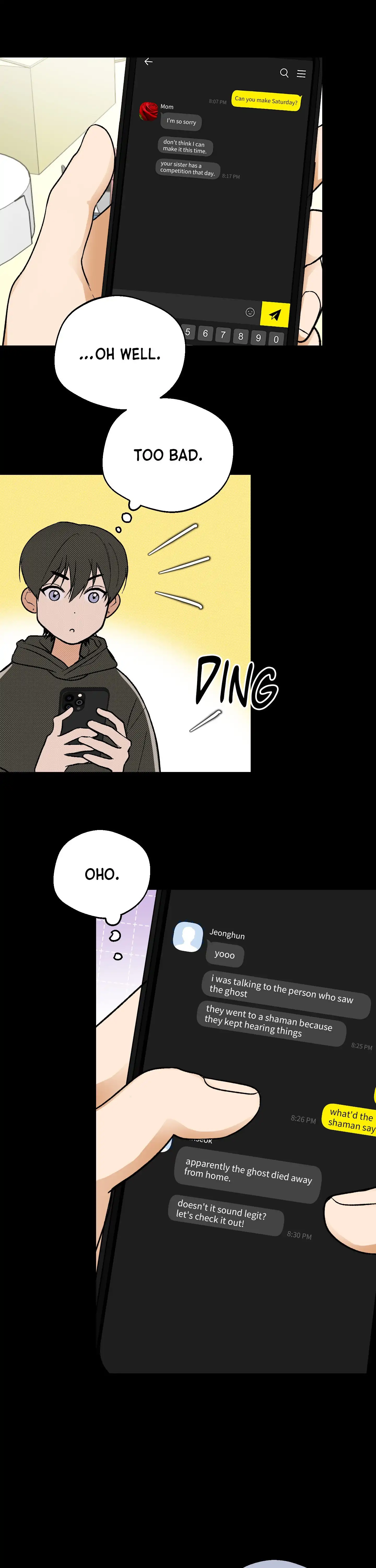 Read Ghostly Connection chapter 12 image 21 on Lezhin
