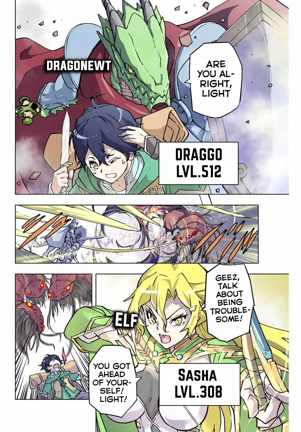 Read Gift "mugen Gacha" De Level 9999 chapter 1 image 2 on Lezhin