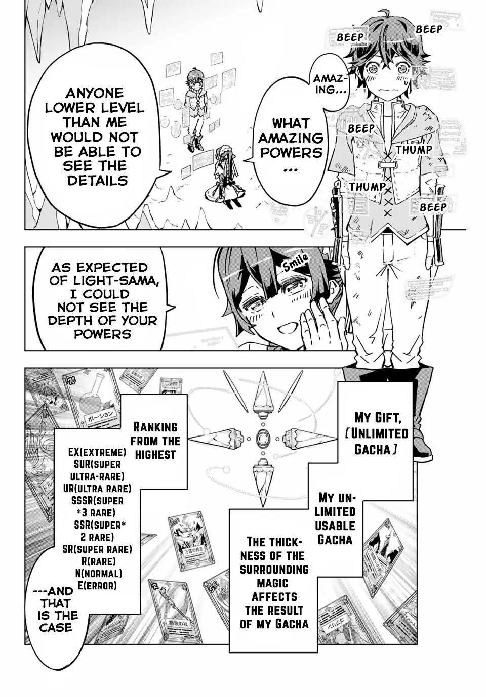 Read Gift "mugen Gacha" De Level 9999 chapter 2 image 10 on Lezhin