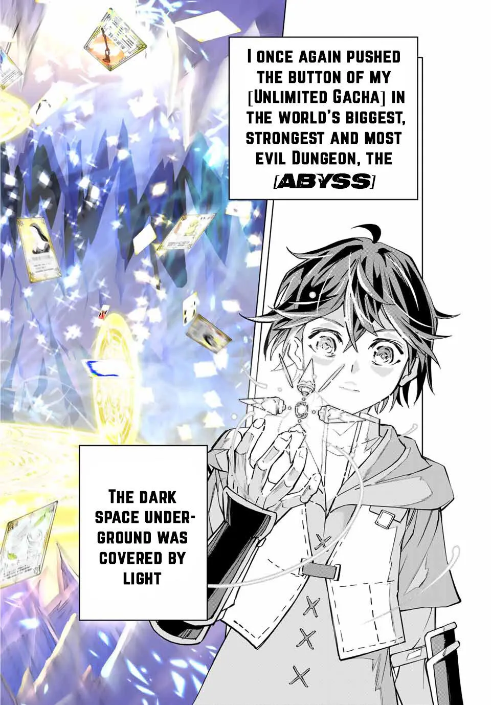 Read Gift "mugen Gacha" De Level 9999 chapter 2 image 20 on Lezhin