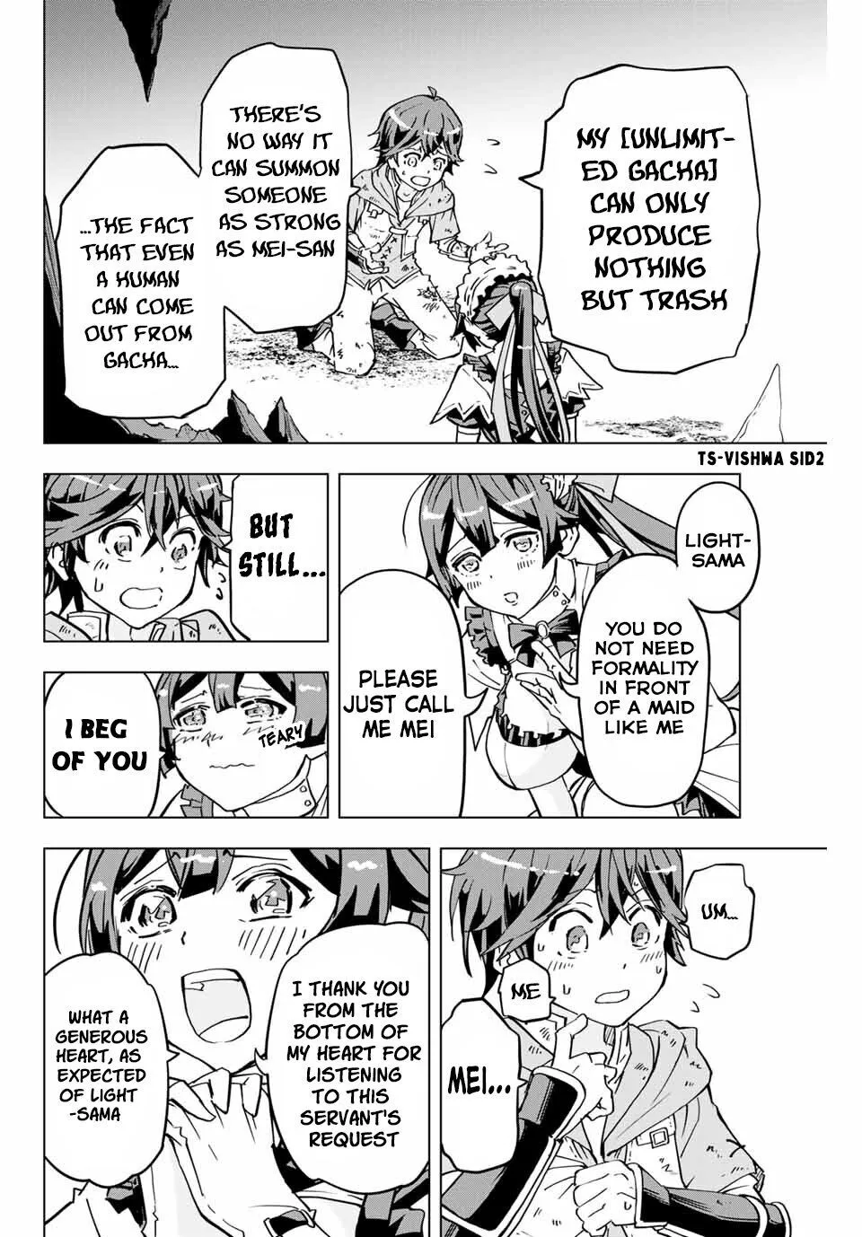 Read Gift "mugen Gacha" De Level 9999 chapter 2 image 8 on Lezhin