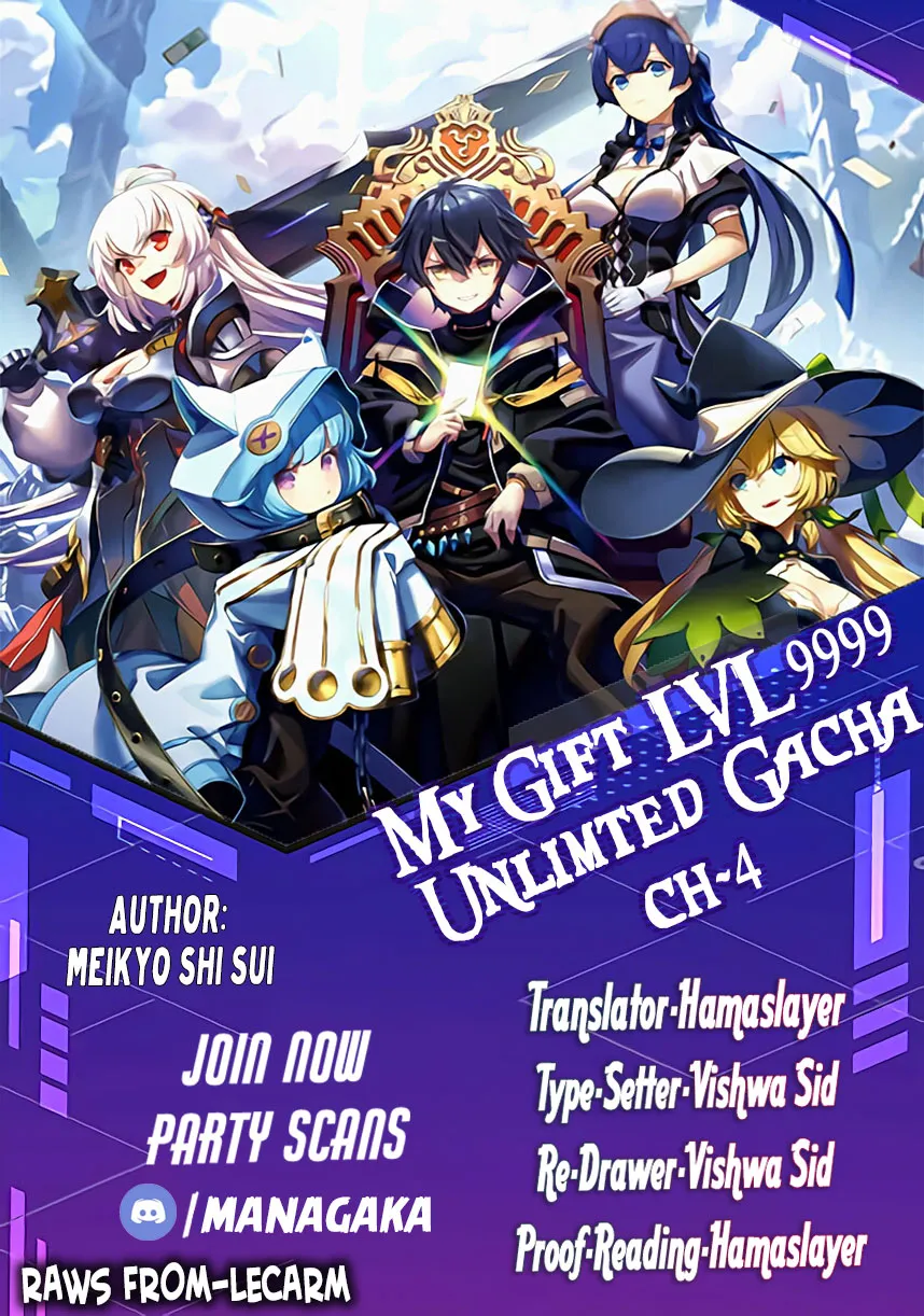 Read Gift "mugen Gacha" De Level 9999 chapter 4 image 0 on Lezhin