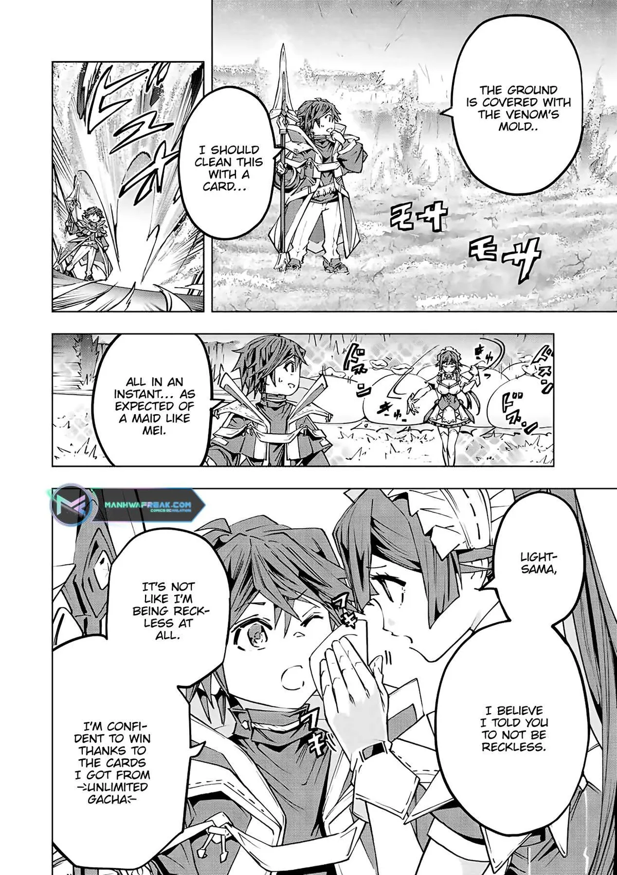 Read Gift "mugen Gacha" De Level 9999 chapter 77 image 2 on Lezhin