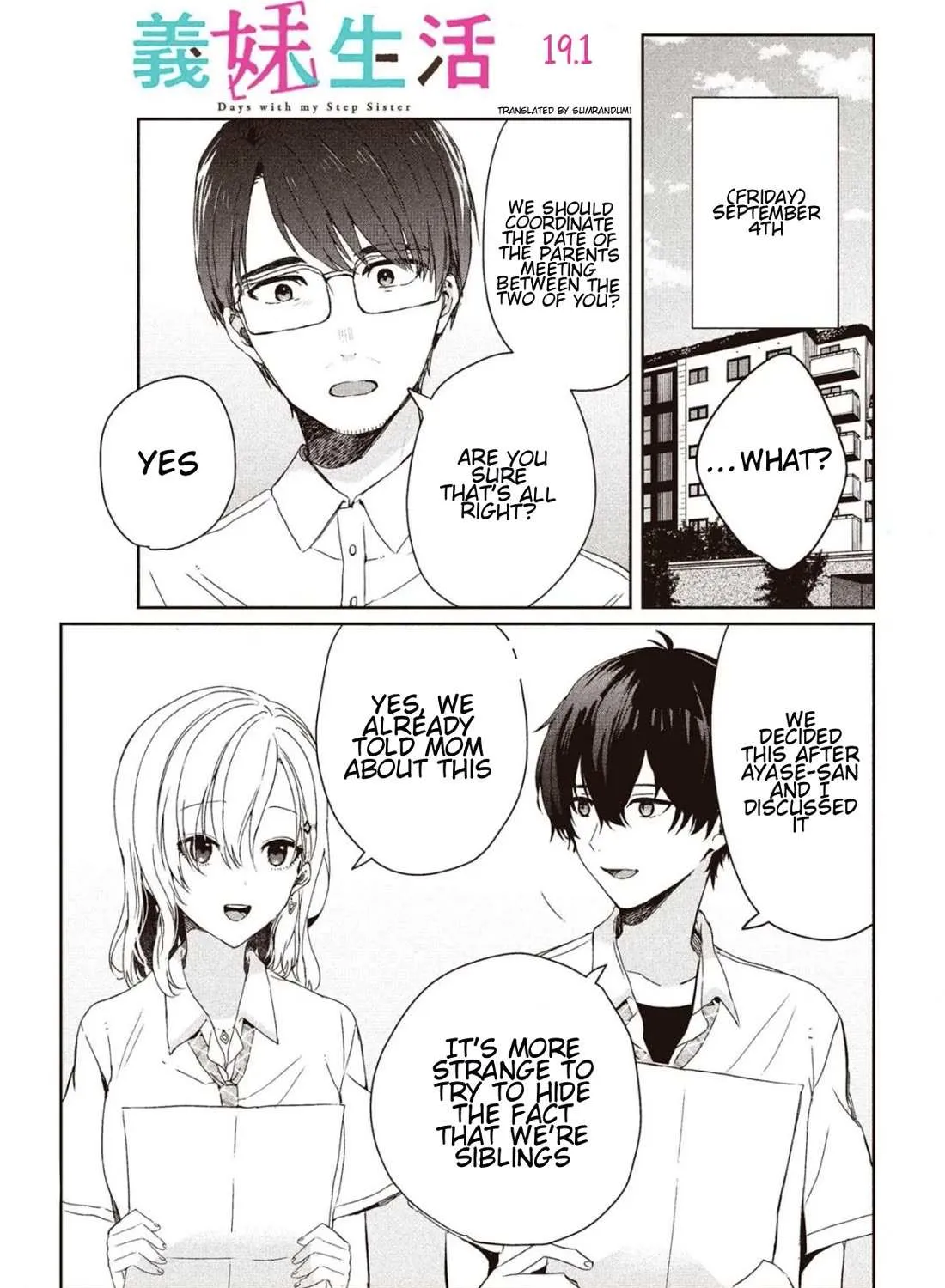 Read Gimai Seikatsu chapter 19.1 image 1 on Lezhin