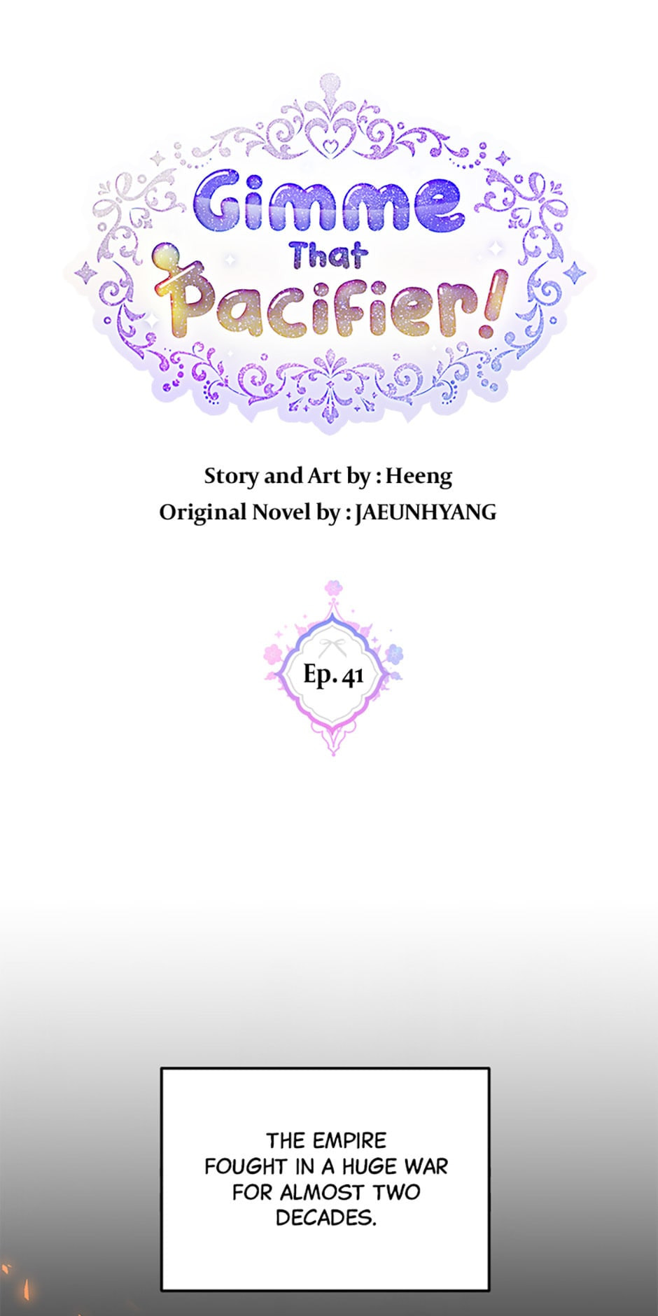 Read Gimme That Pacifier! chapter 41 image 14 on Lezhin