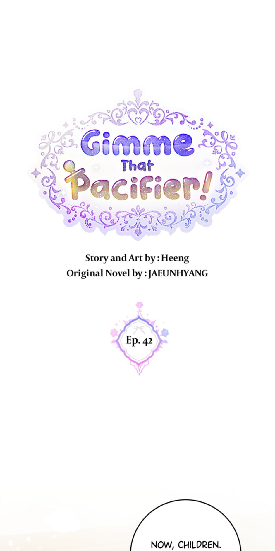 Read Gimme That Pacifier! chapter 42 image 0 on Lezhin