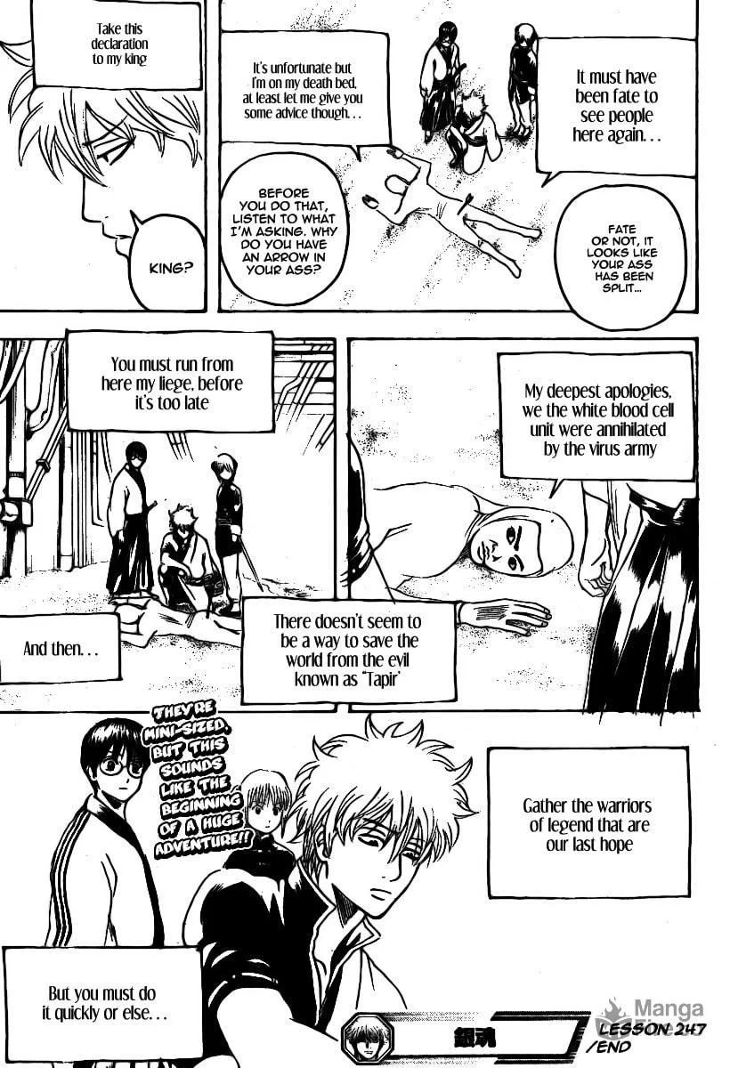 Read Gin Tama (Colored) chapter 247 image 19 on Lezhin