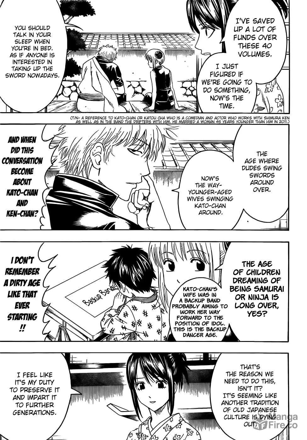 Read Gin Tama (Colored) chapter 403 image 4 on Lezhin
