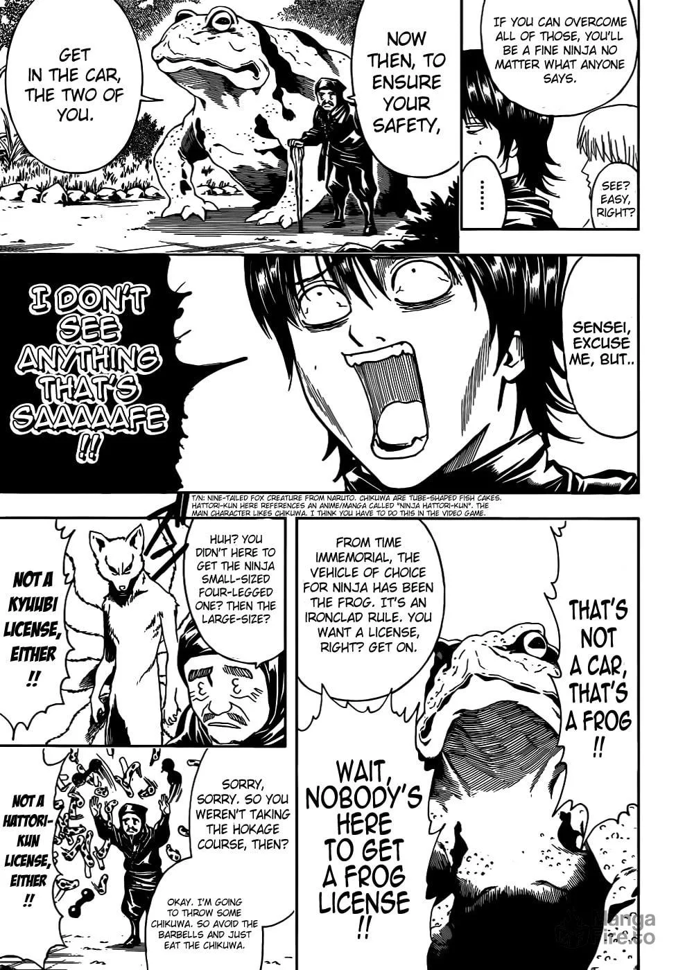 Read Gin Tama (Colored) chapter 423 image 8 on Lezhin