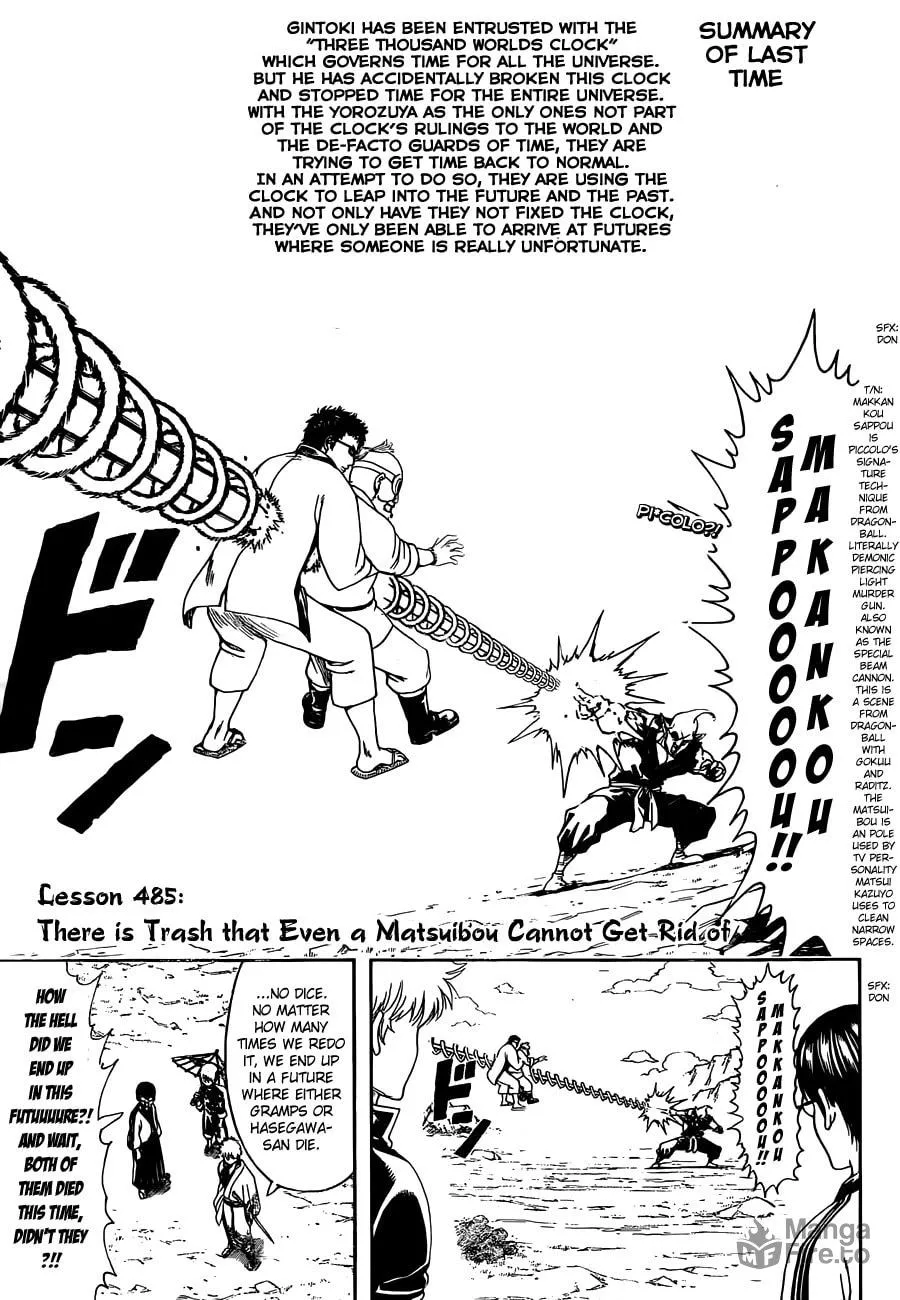 Read Gin Tama (Colored) chapter 485 image 2 on Lezhin