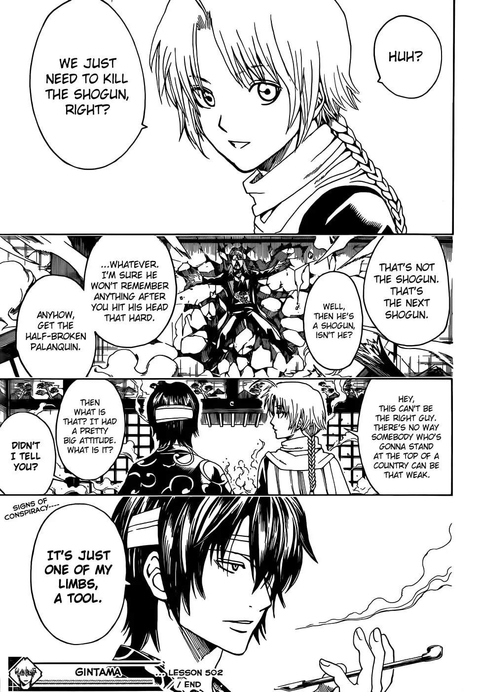 Read Gin Tama (Colored) chapter 502 image 18 on Lezhin