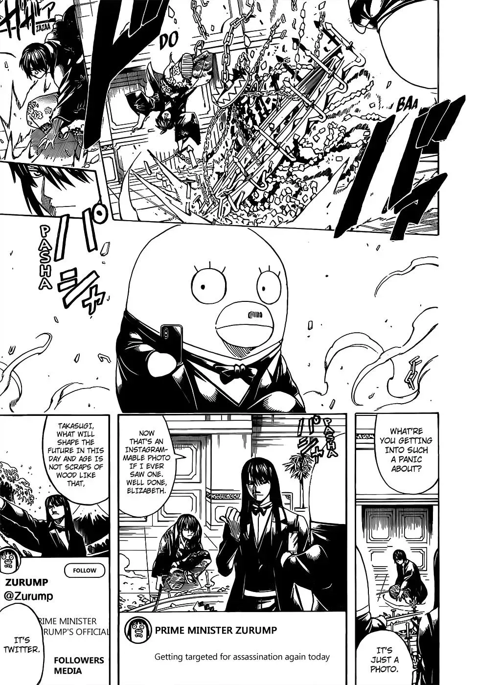 Read Gin Tama chapter 689 image 8 on Lezhin