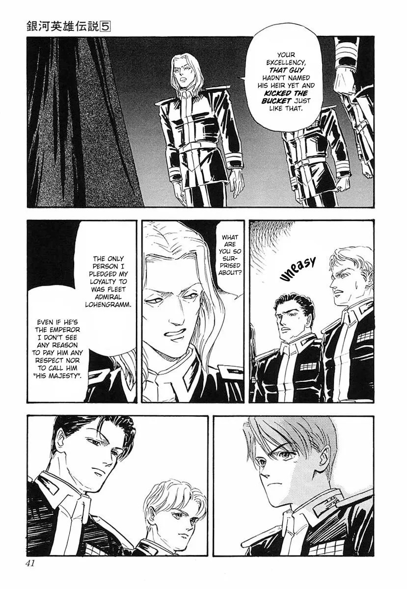 Read Ginga Eiyuu Densetsu chapter 43 image 6 on Lezhin