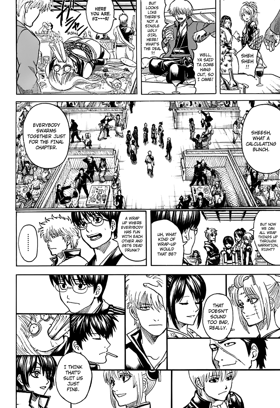 Read Gintama chapter 704 image 43 on Lezhin
