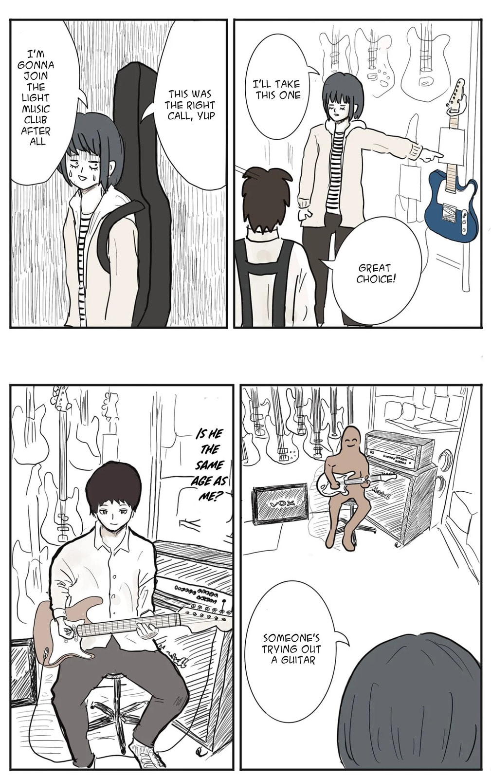 Girl Meets Rock! (Pre-Serialization) Chapter 1 page 4 - 
