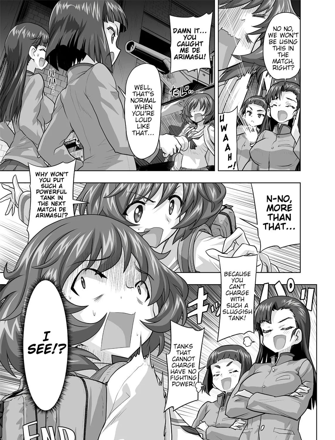Girls und Panzer - Chi-HaTan Academy Aggressive Chapter 174 page 5 - 