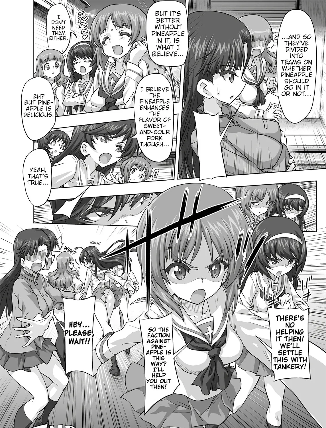 Girls und Panzer - Chi-HaTan Academy Aggressive Chapter 181 page 3 - 