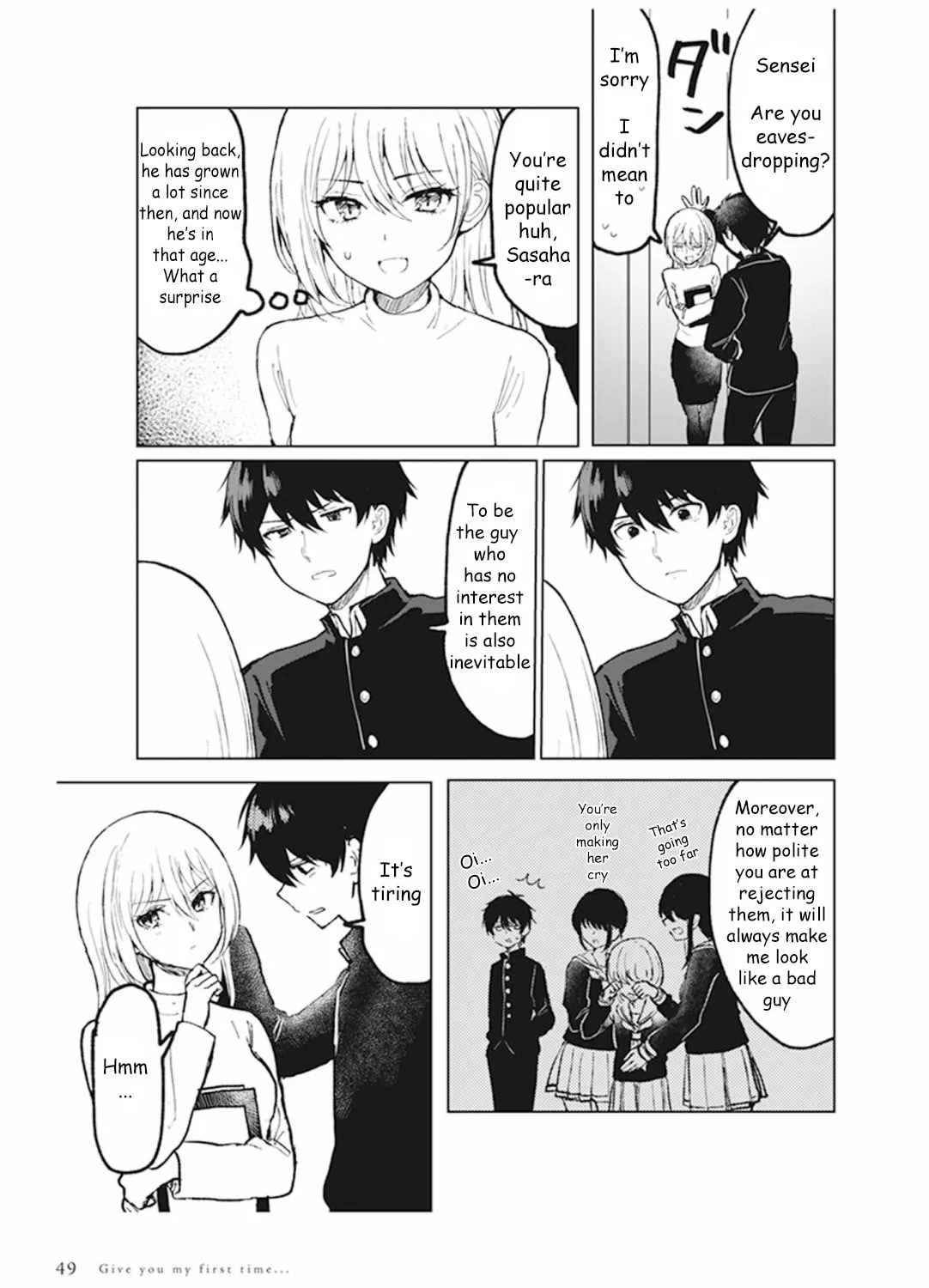Read Give you my first time... chapter 2.3 image 2 on Lezhin