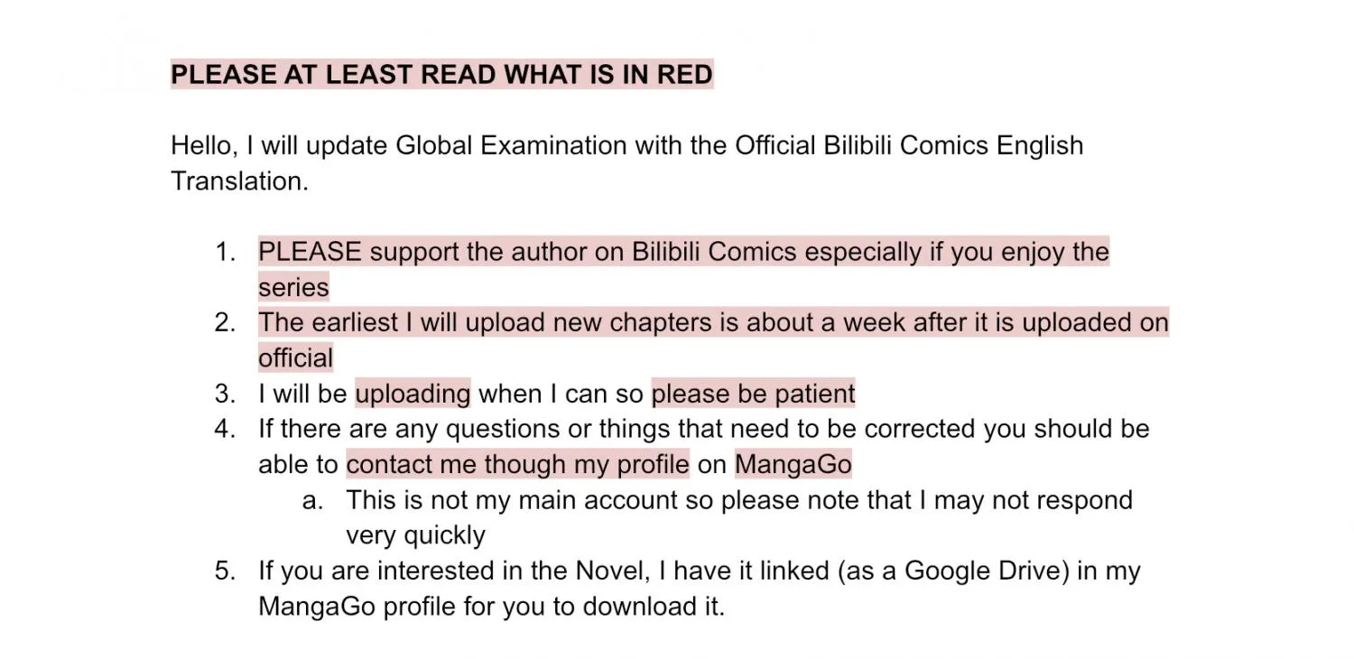 Read Global Examination chapter 77 image 1 on Lezhin