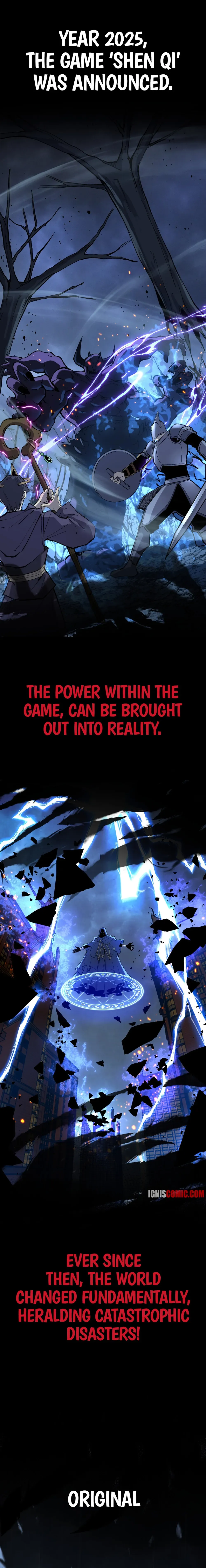 God-Level Assassin, I Am the Shadow Chapter 0.1 page 1 - 