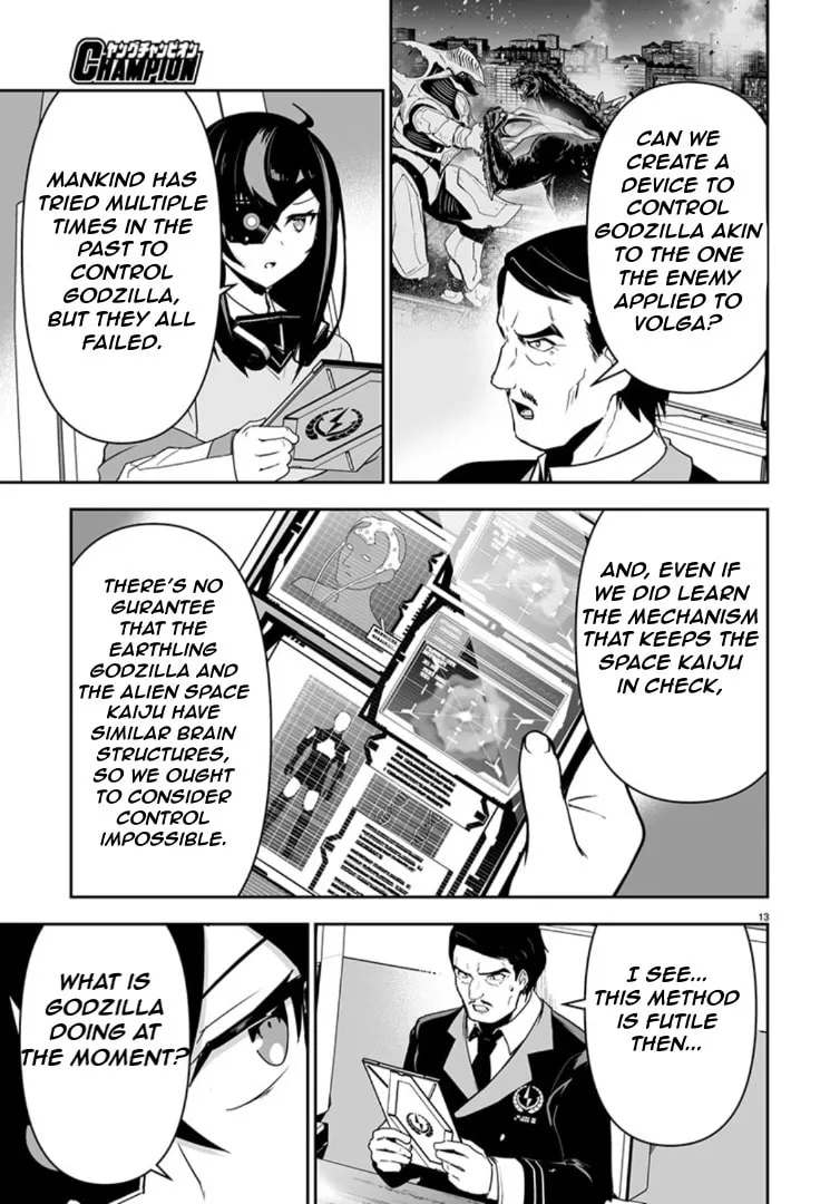 Read Godzilla Galaxy Odyssey chapter 5 image 12 on Lezhin